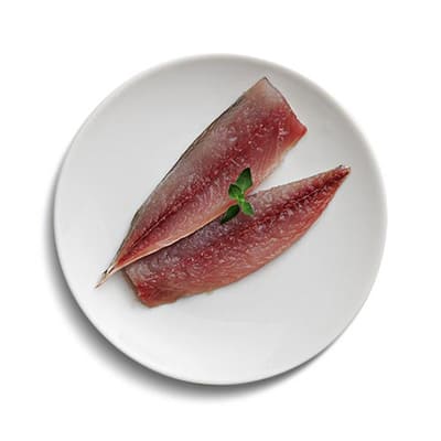 Anchovies on a plate