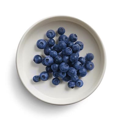 Blueberries on a plate