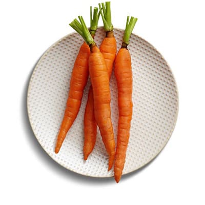 Carrots on a plate