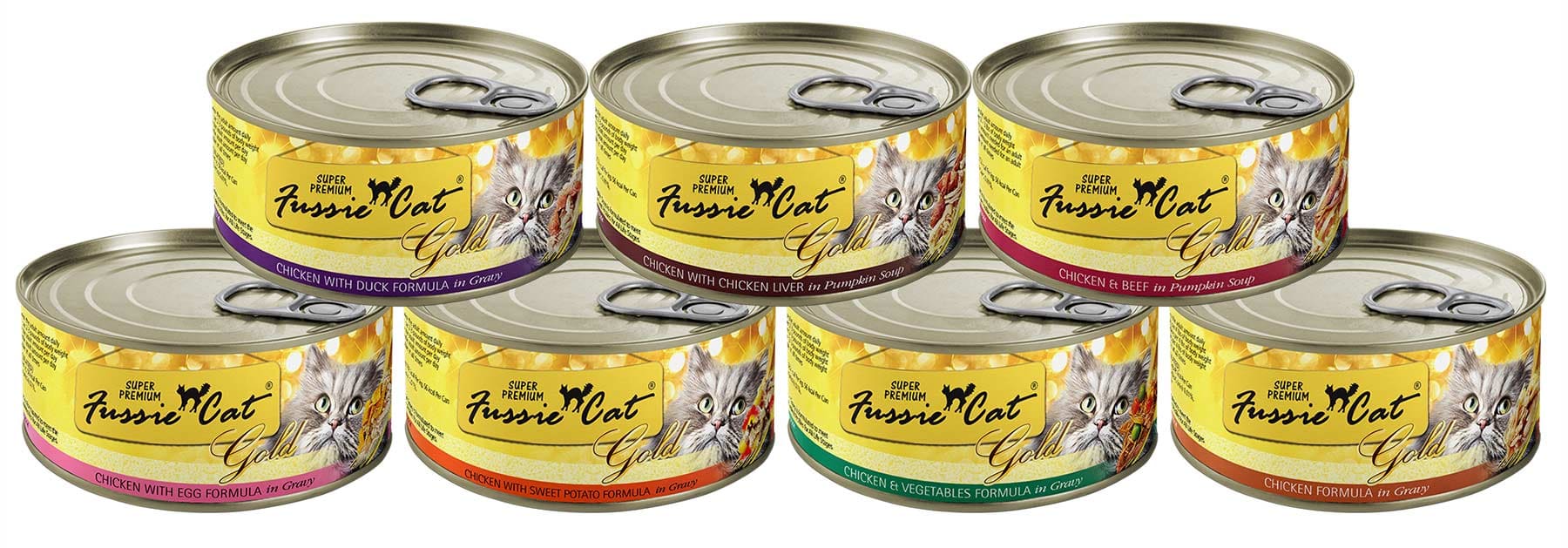 Fussie cat gold canned food