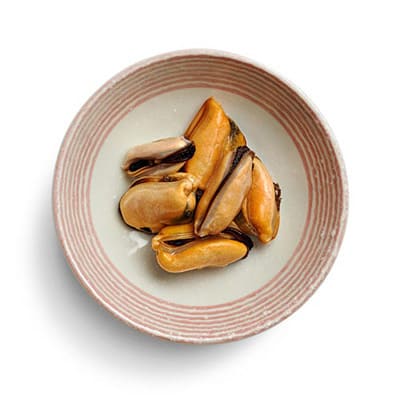 Mussels on a plate