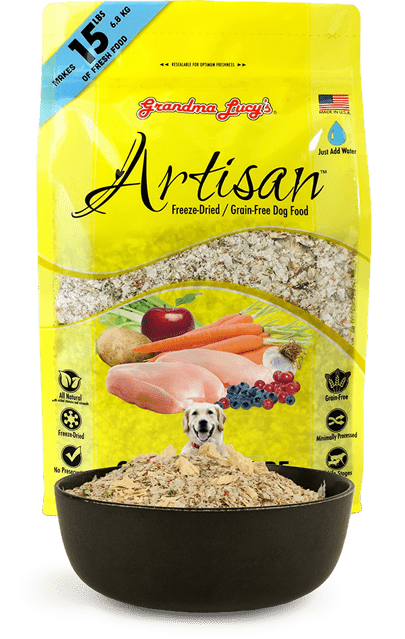 Artisan freeze dried food package