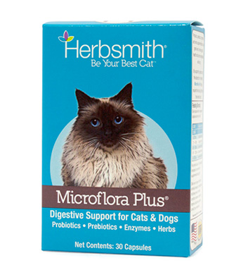 Herbsmith microflora plus supplement for cats image