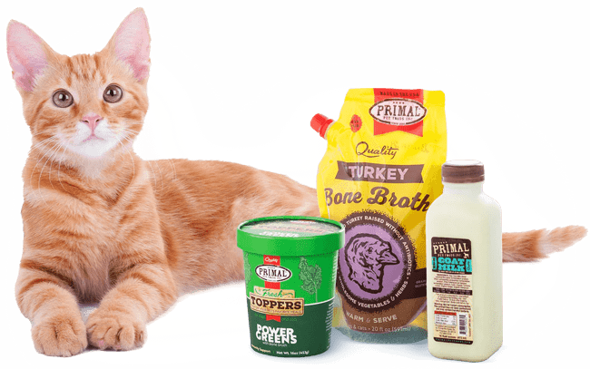 Primal toppers and hydrators pet food for cats image