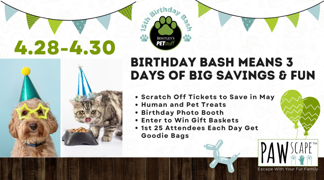 Bentley’s Pet Stuff 15th Birthday Bash