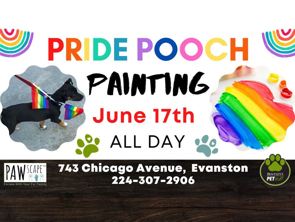 Pup Painting PAWscape™ Event | June 17th, Evanston, IL.