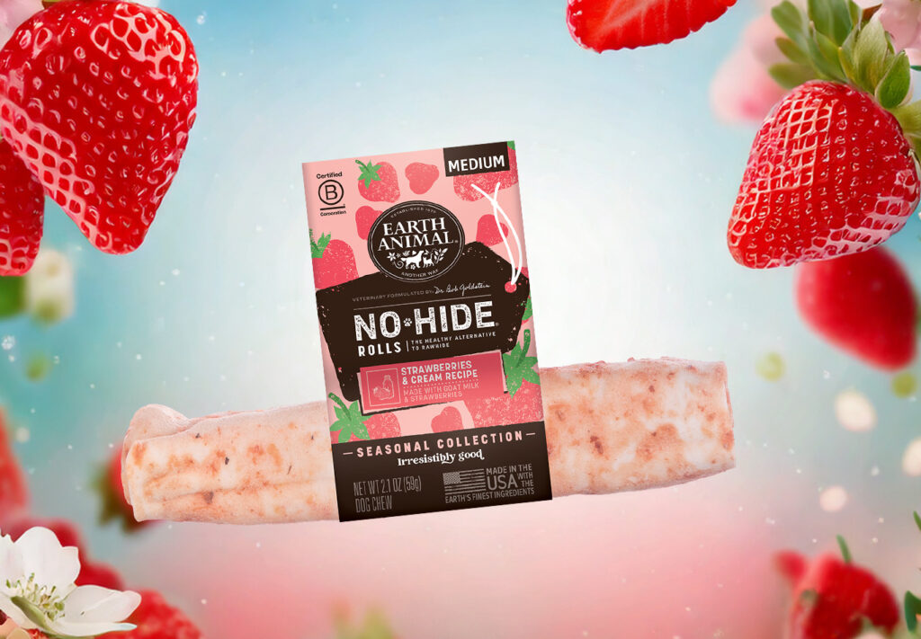 EARTH ANIMAL No Hide Strawberries and cream Chew